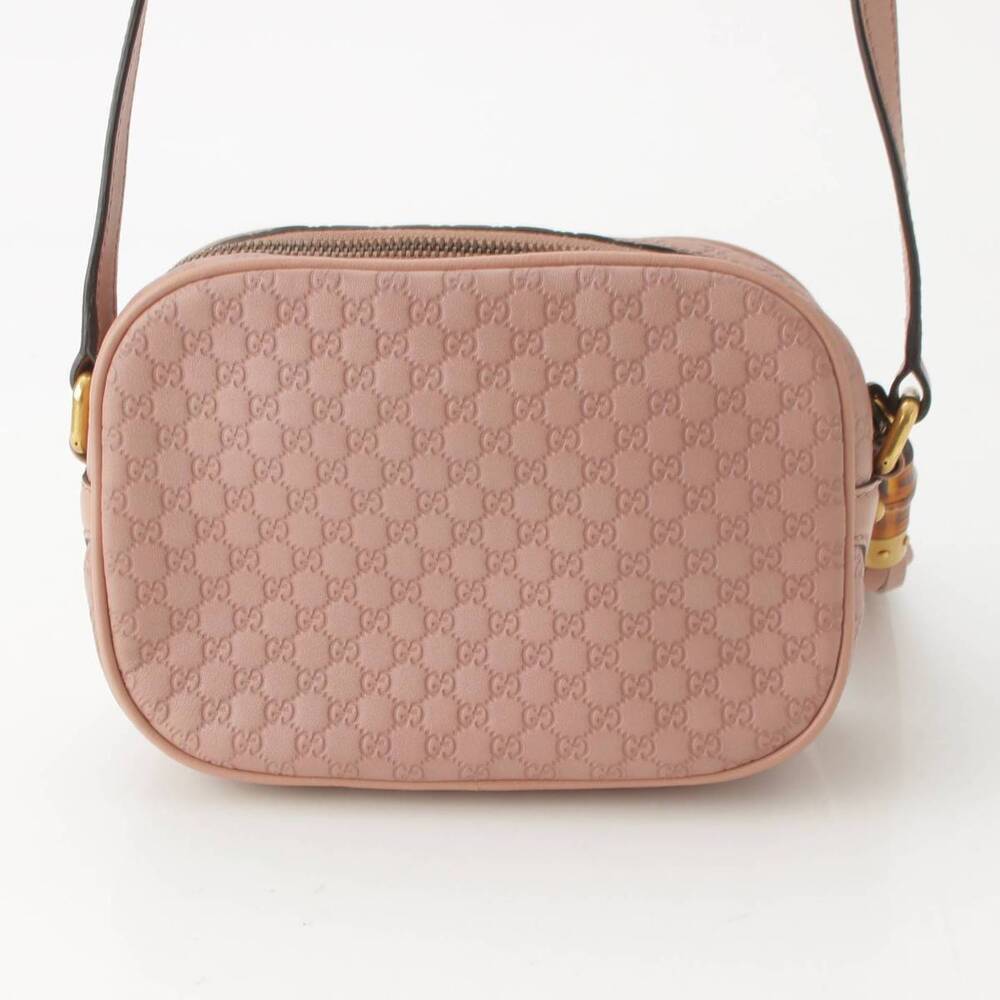 Gucci ssima Shoulder Bag Leather Pink - Picture 4 of 8